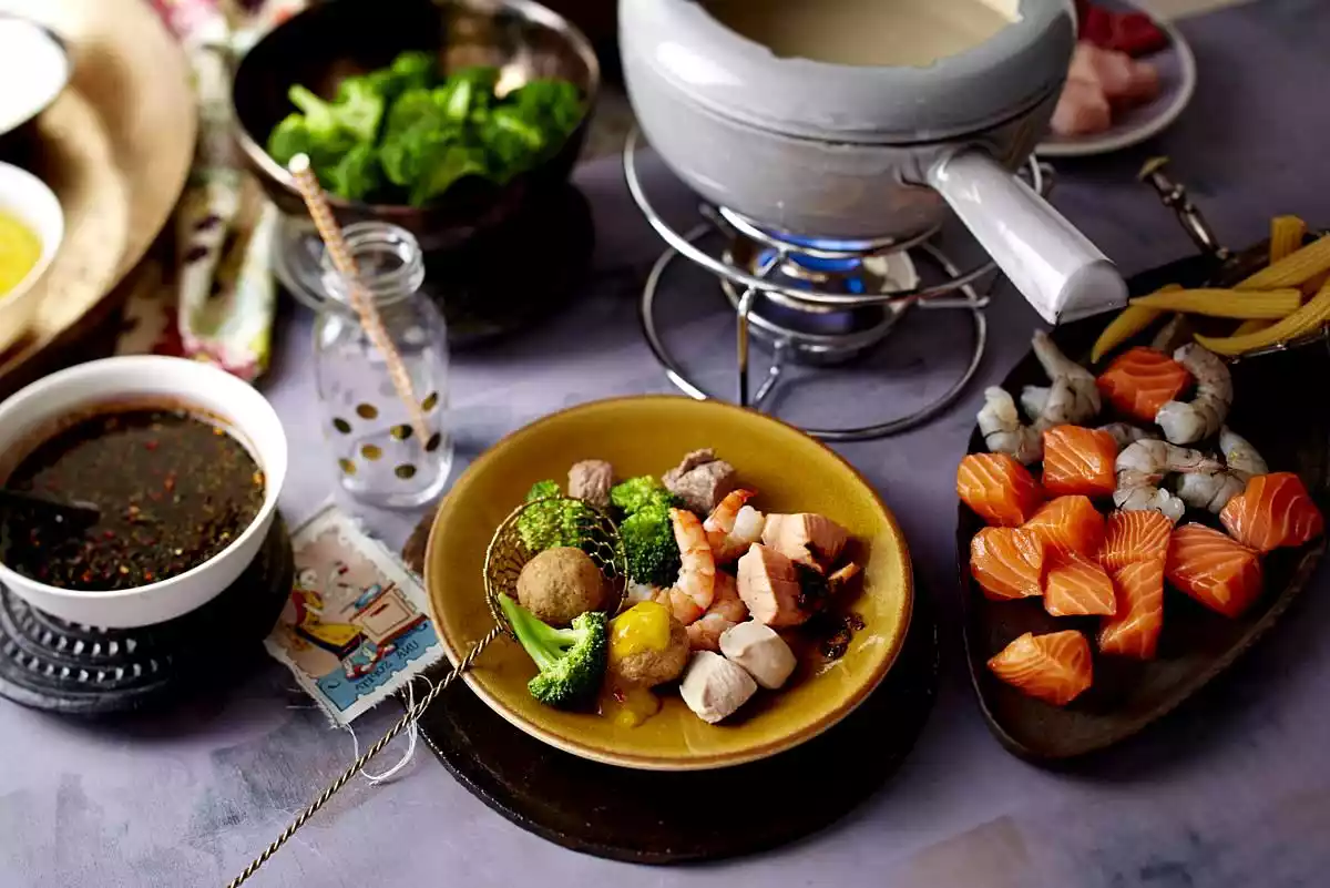 Asian Broth Fondue Recipe