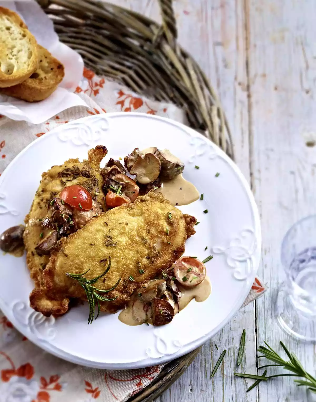 Italian Escalope Chasseur Recipe